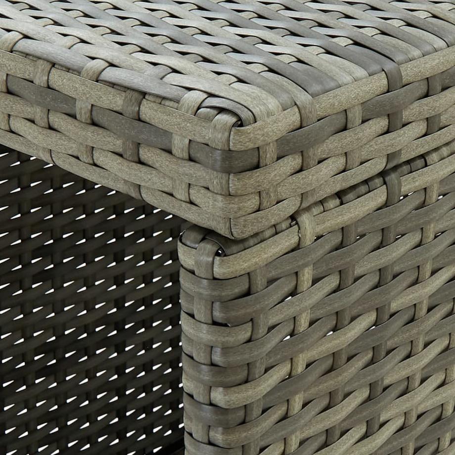 VidaXL Gartenbar-set poly-rattan  