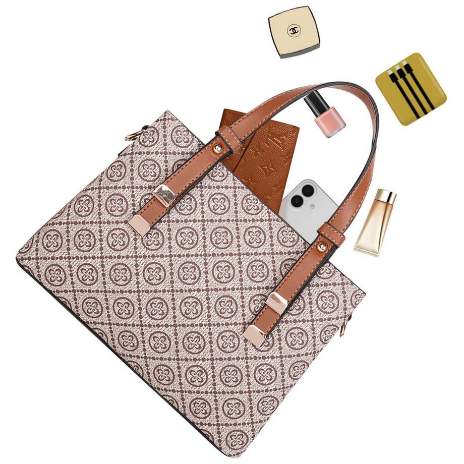 Gallantry Handtasche Monogramm-Muster  