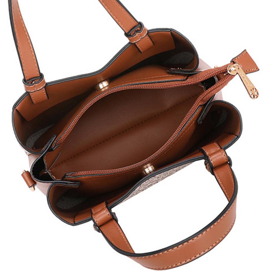 Gallantry Handtasche Monogramm-Muster  