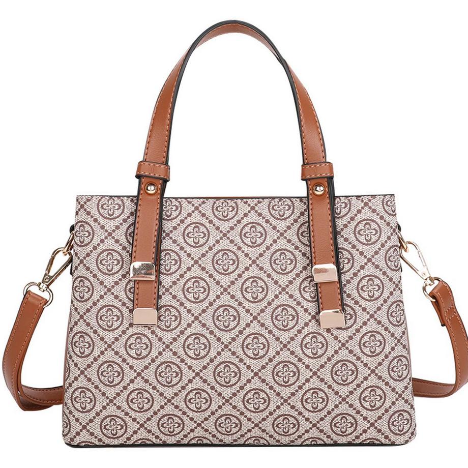 Gallantry Handtasche Monogramm-Muster  