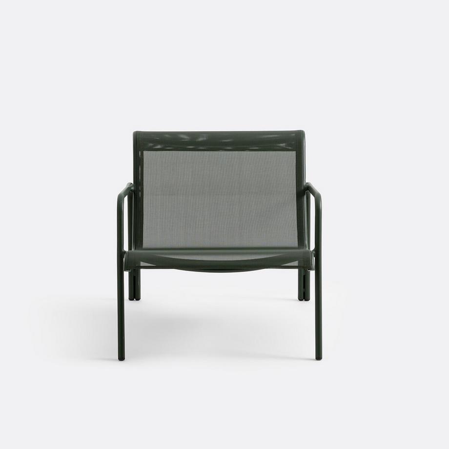 La Redoute Intérieurs Niedriger Gartensessel aus Aluminium und Textilene Lysa  