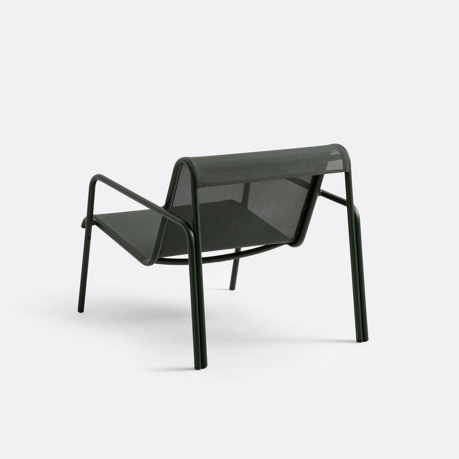 La Redoute Intérieurs Niedriger Gartensessel aus Aluminium und Textilene Lysa  