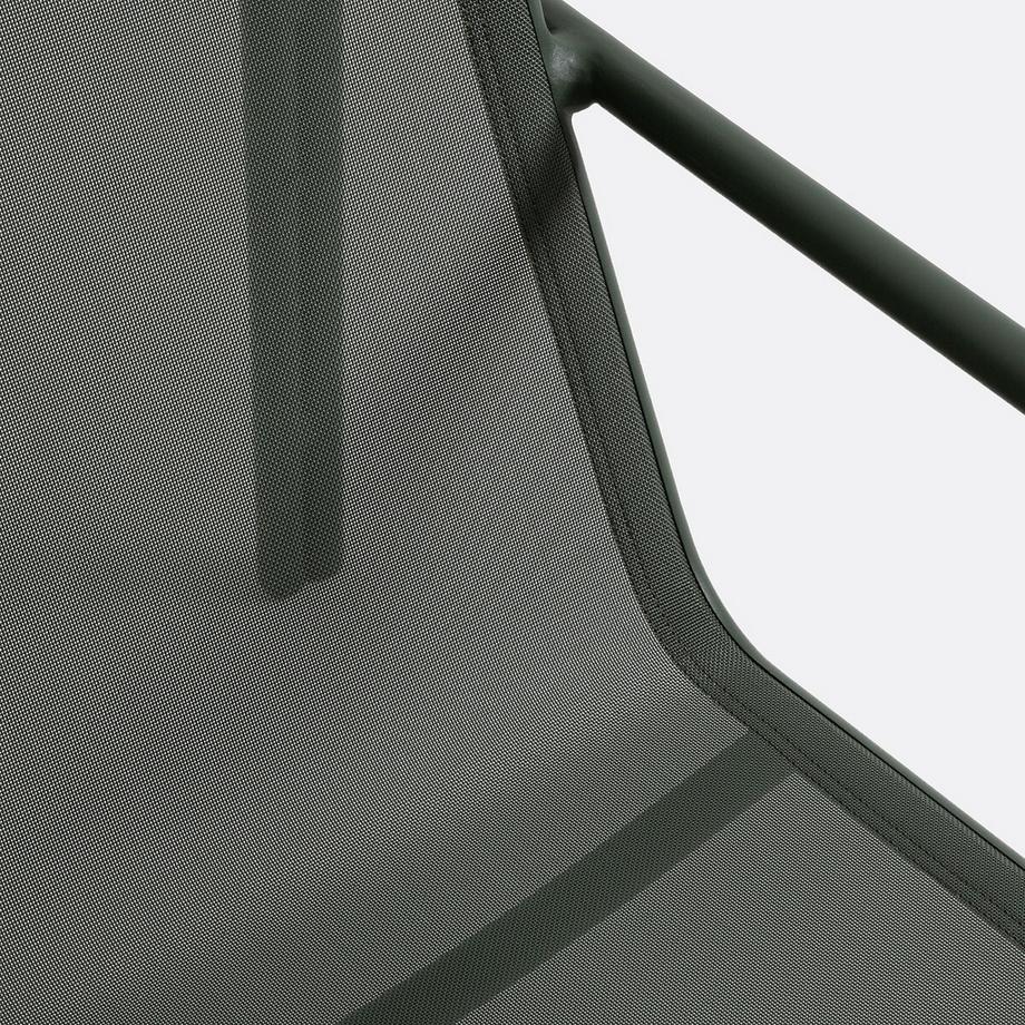 La Redoute Intérieurs Niedriger Gartensessel aus Aluminium und Textilene Lysa  