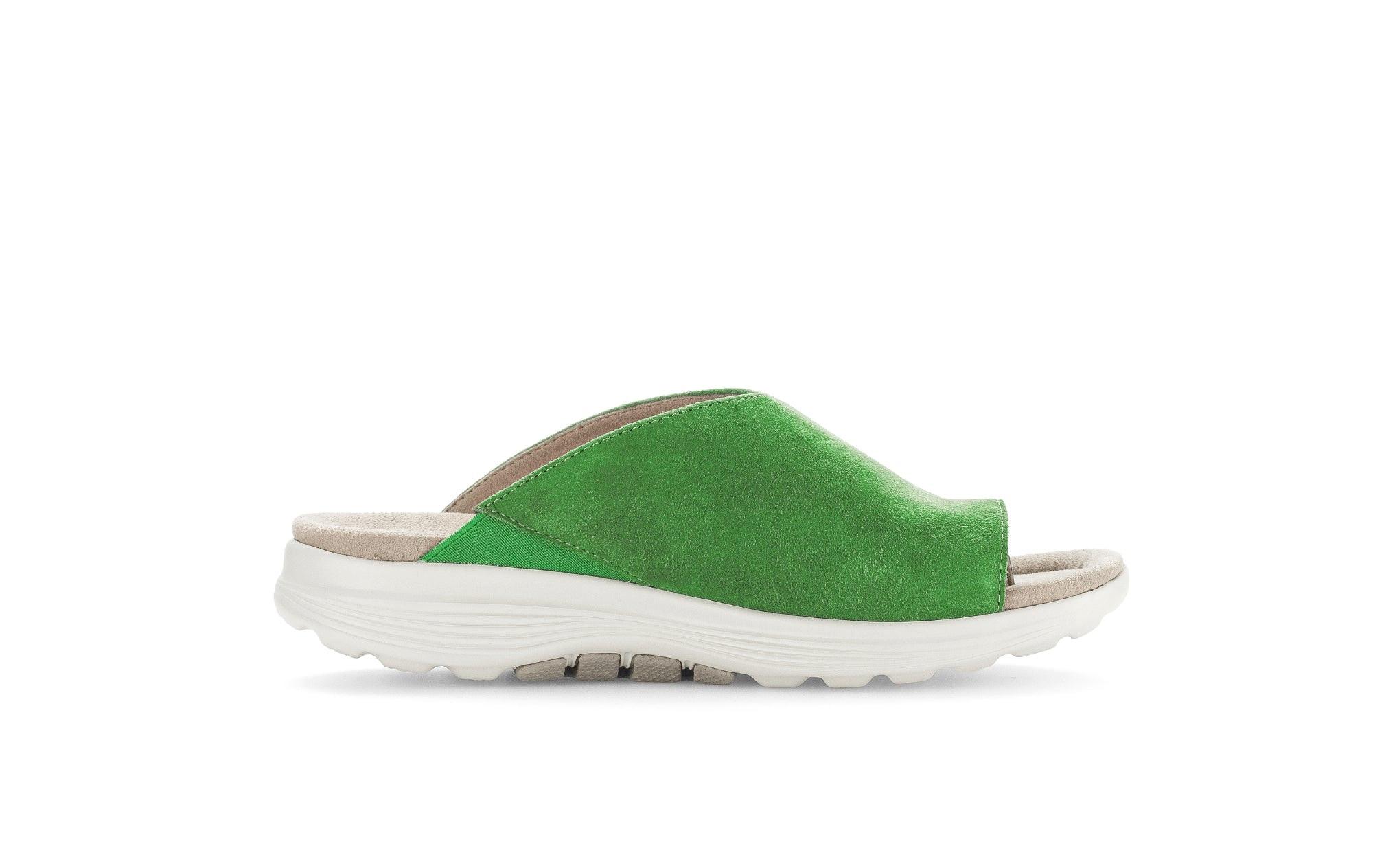 Image of Wildleder Flip Flop Damen Grün 41