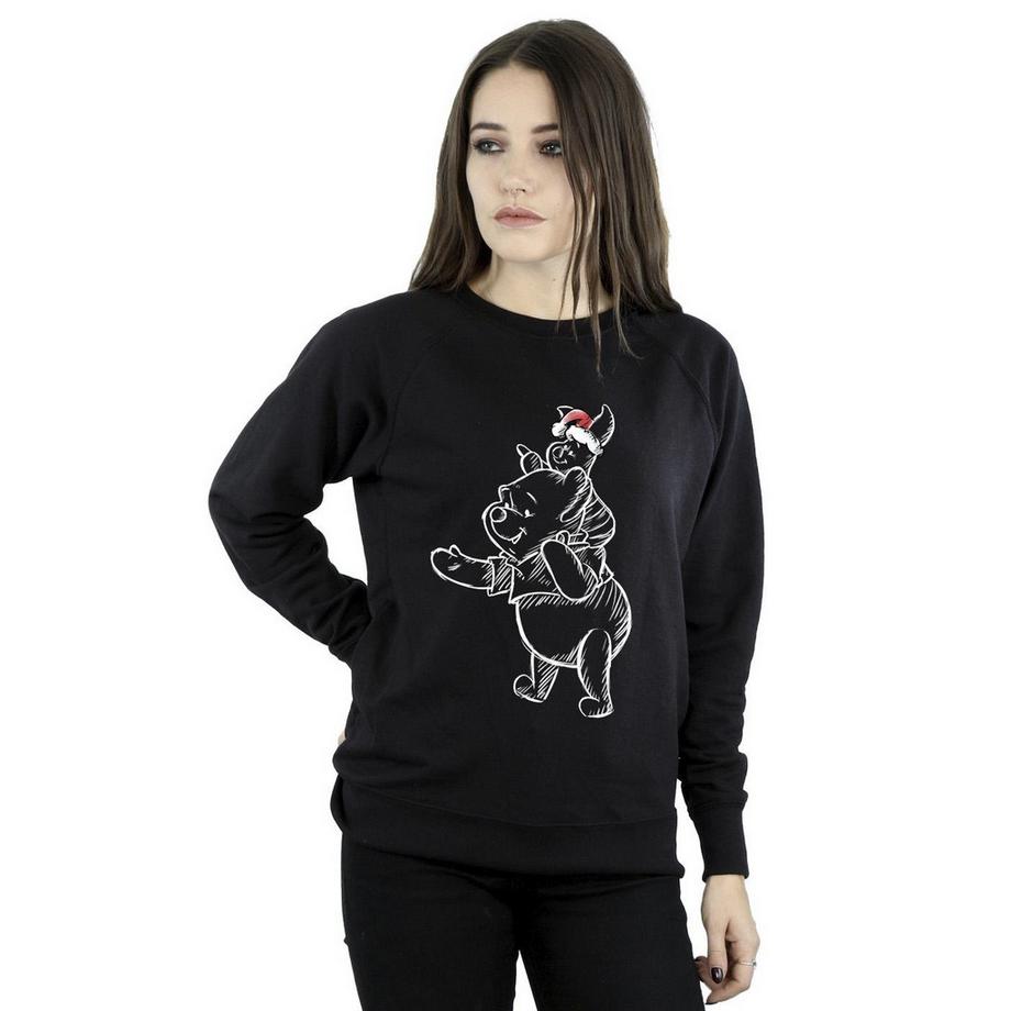 Disney Winnie the Pooh Ferkel Weihnachtssweatshirt  