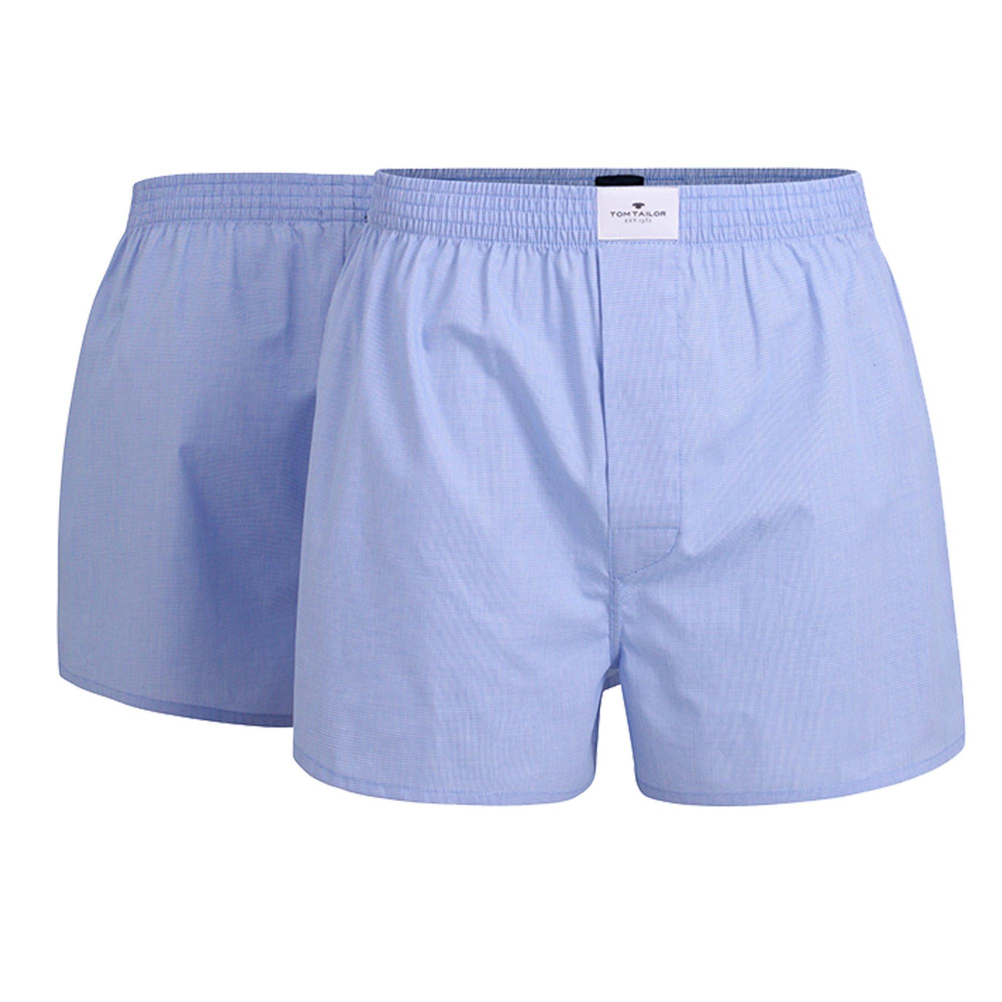 TOM TAILOR Web-Boxershorts 2er Pack Bequem sitzend  