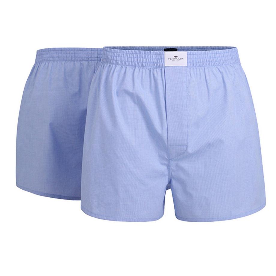 TOM TAILOR Web-Boxershorts 2er Pack Bequem sitzend  
