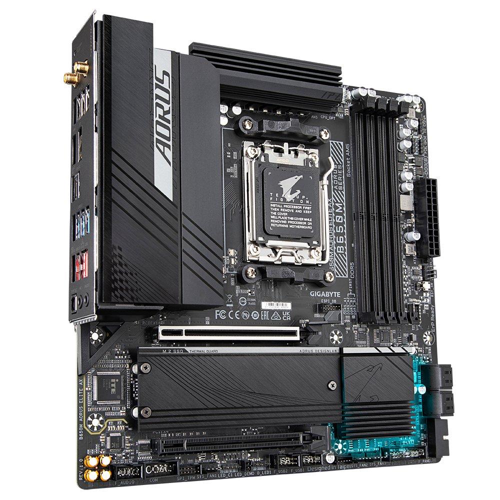 Gigabyte  B650M AORUS ELITE AX carte mère AMD B650 Emplacement AM5 micro ATX 