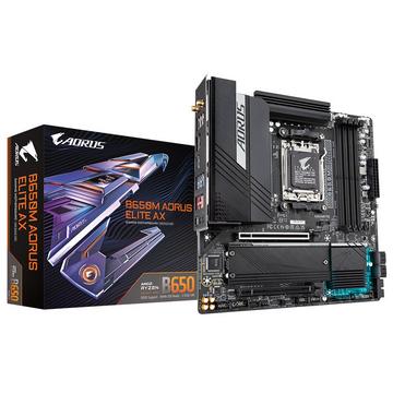 B650M AORUS ELITE AX scheda madre AMD B650 Presa di corrente AM5 micro ATX