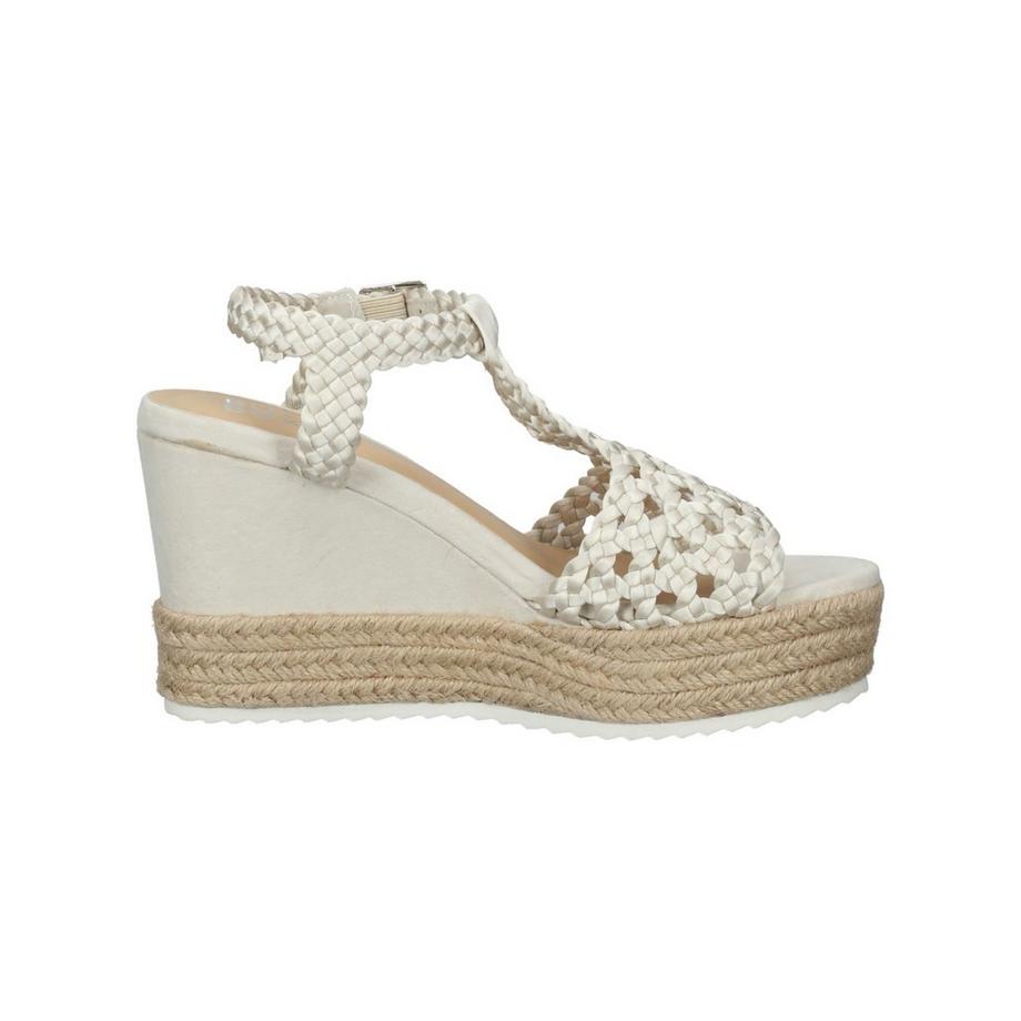 Bullboxer Sandales compensées espadrille à brides tressées  