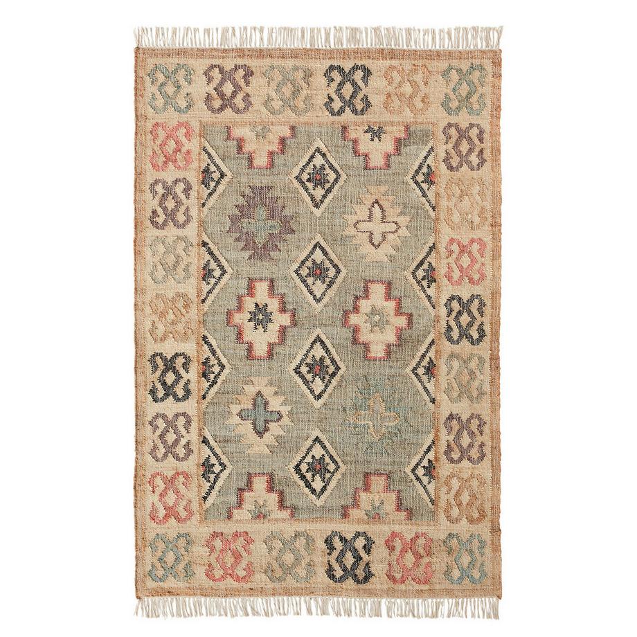 La Redoute Intérieurs Tapis kilim jute et coton effet used  