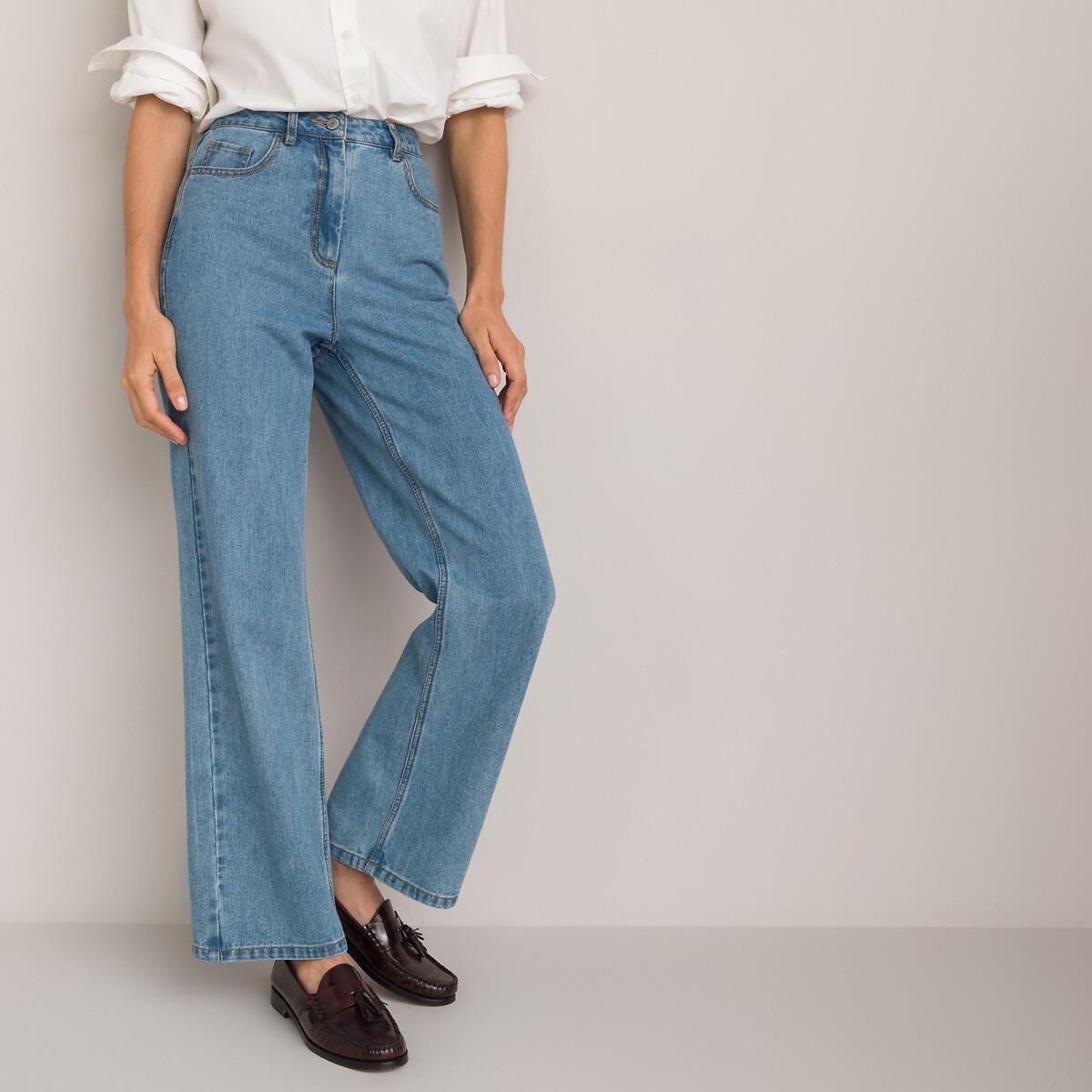 Image of Weite Jeans Damen Blau 40