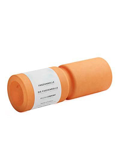 Image of Komfort-faszienrolle, Massagegerät Mit Durchblutungsrille Für Die Wirbelsäule, Unisex Orange ONE SIZE