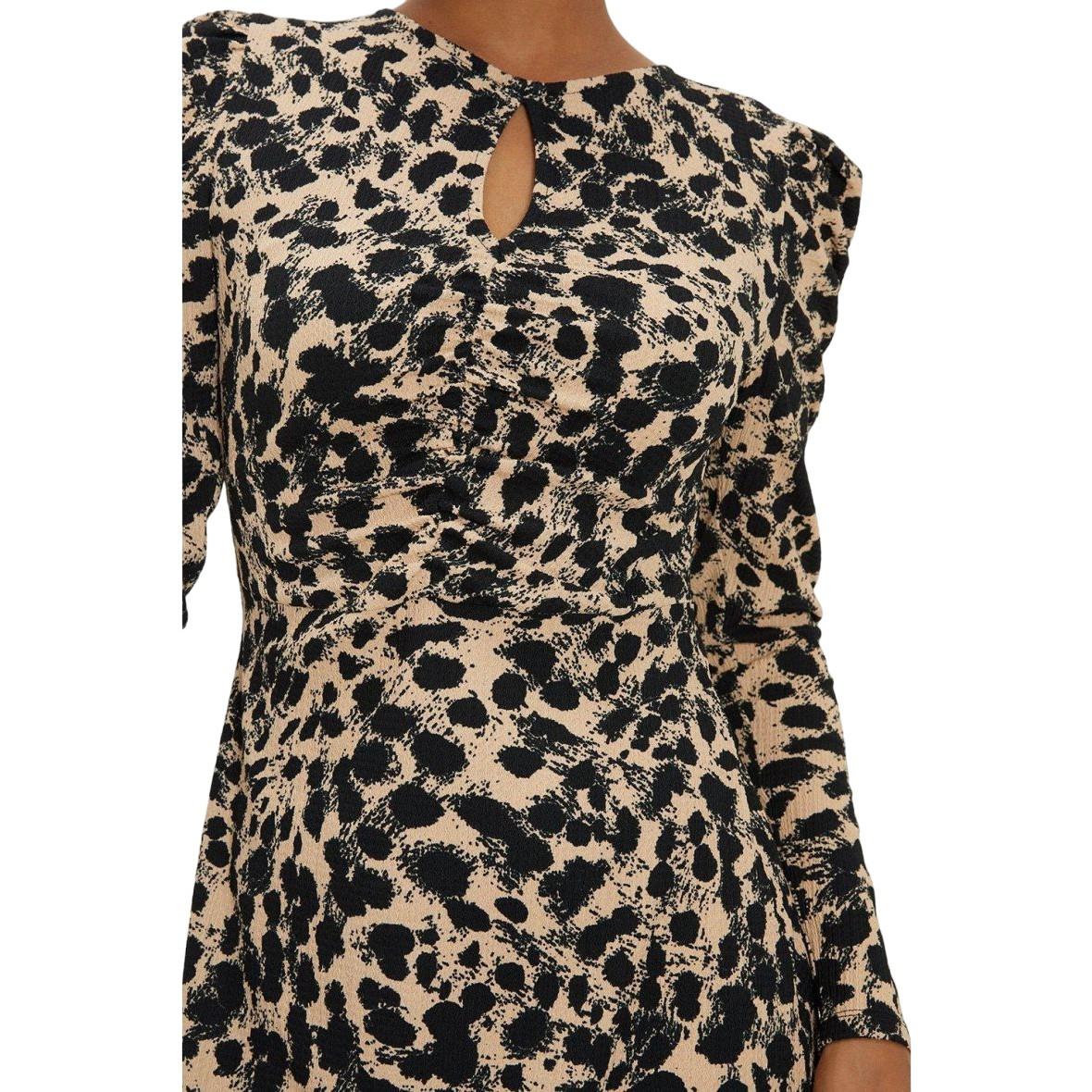 Dorothy Perkins Abito Midi Scollo a Goccia Stampa Animalier  