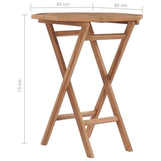 VidaXL Table de jardin bois  