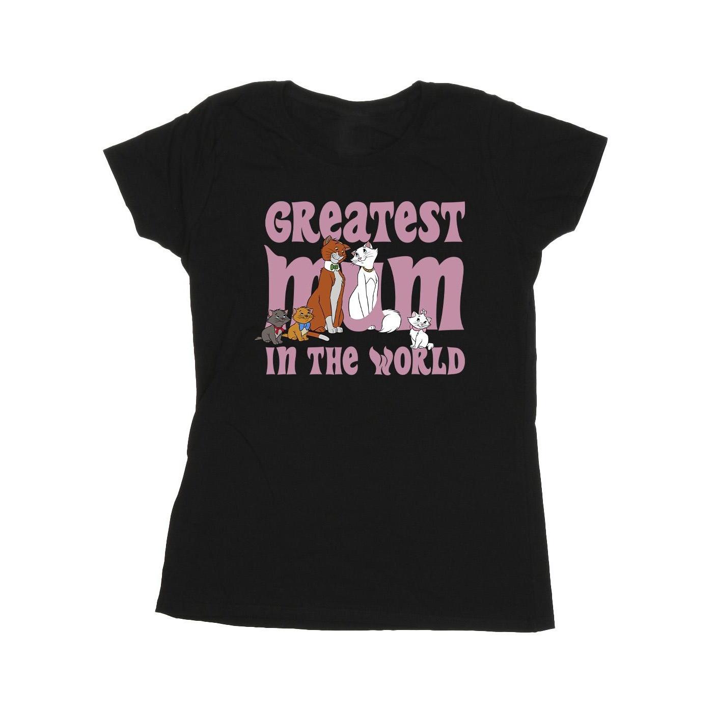 Image of The Aristocats Greatest Mum Tshirt Damen Schwarz S