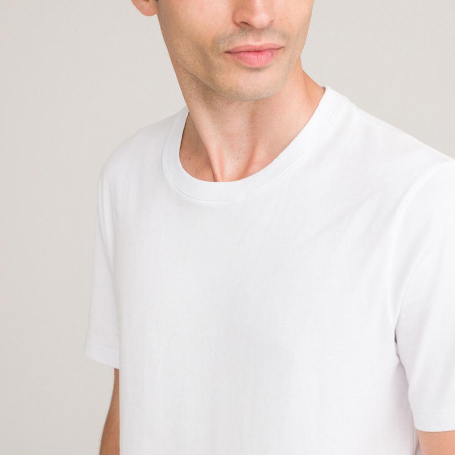 La Redoute Collections T-Shirt Col Rond Manches Courtes  