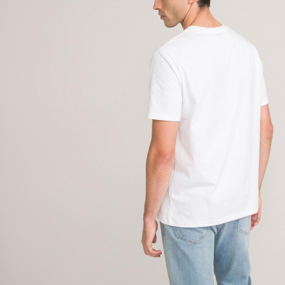 La Redoute Collections T-Shirt Col Rond Manches Courtes  