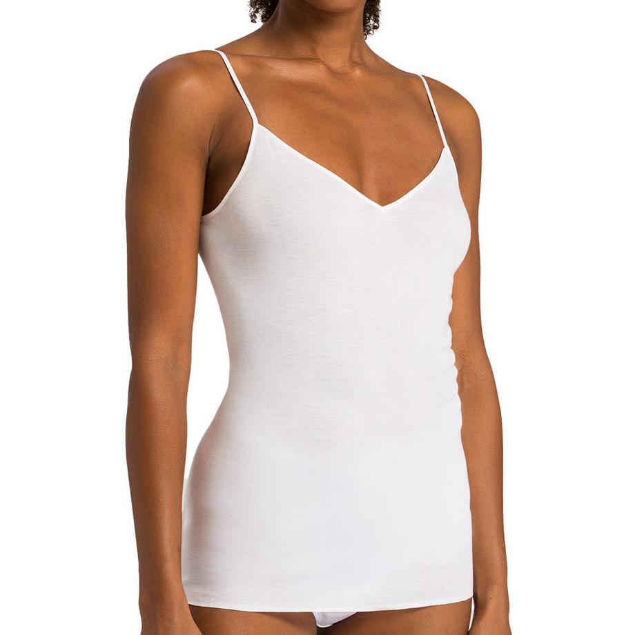 HANRO  Cotton Seamless lot de 2  - tops spaghetti 