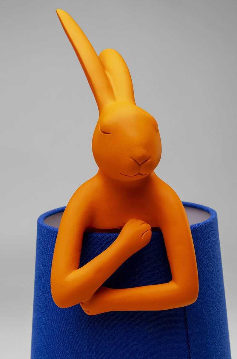 KARE Design Tischleuchte Animal Rabbit orange 50  