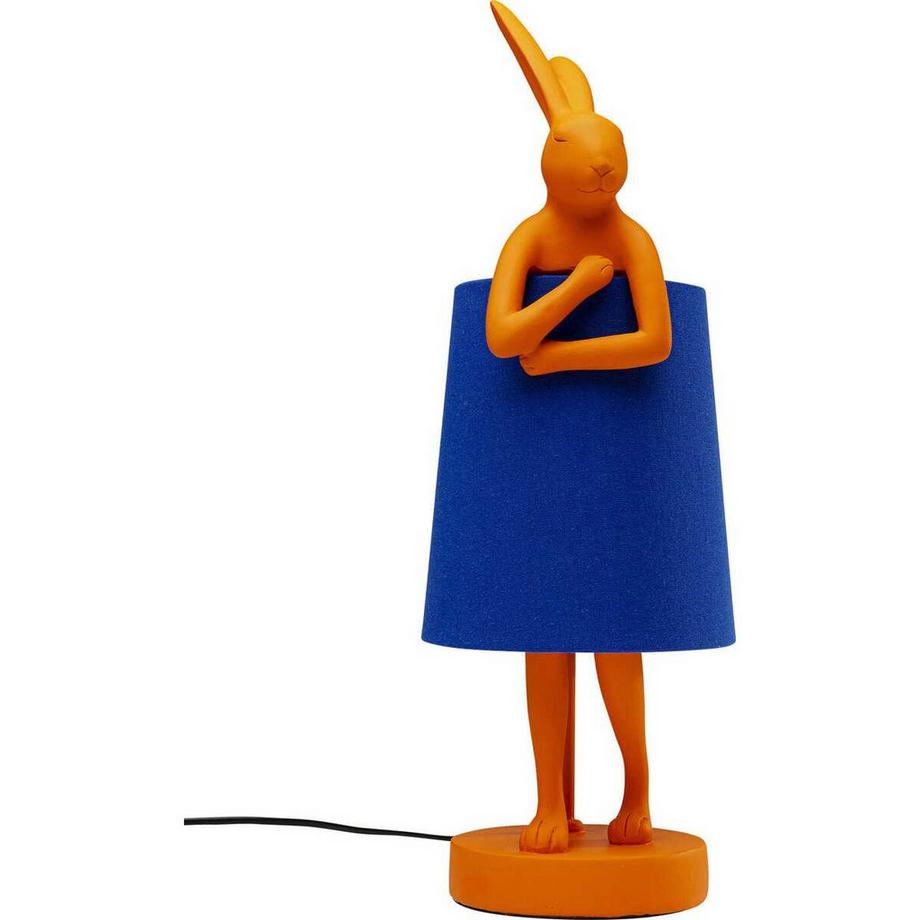 KARE Design Lampe de table Animal Rabbit orange bleu 50  