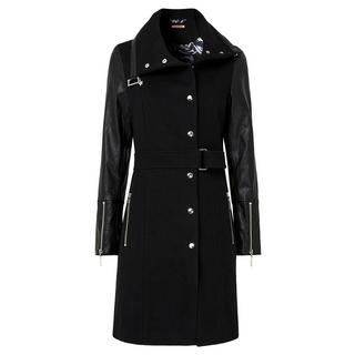 Joe Browns  Manteau Slim Avec Ceinture et Manches PU 