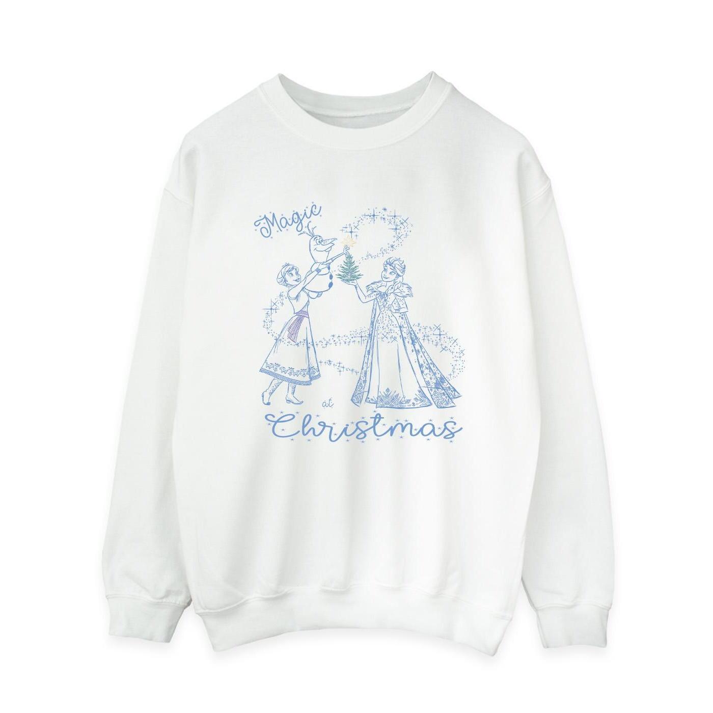 Image of Frozen Magic Christmas Sweatshirt Damen Weiss XL