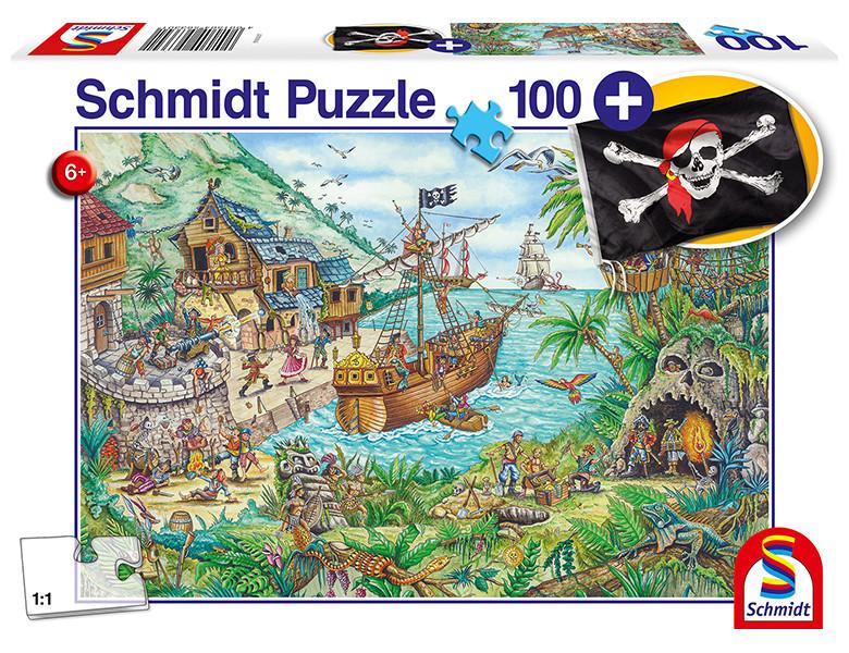 Schmidt Spiele  Schmidt Piraten Baai, 100 stukjes 