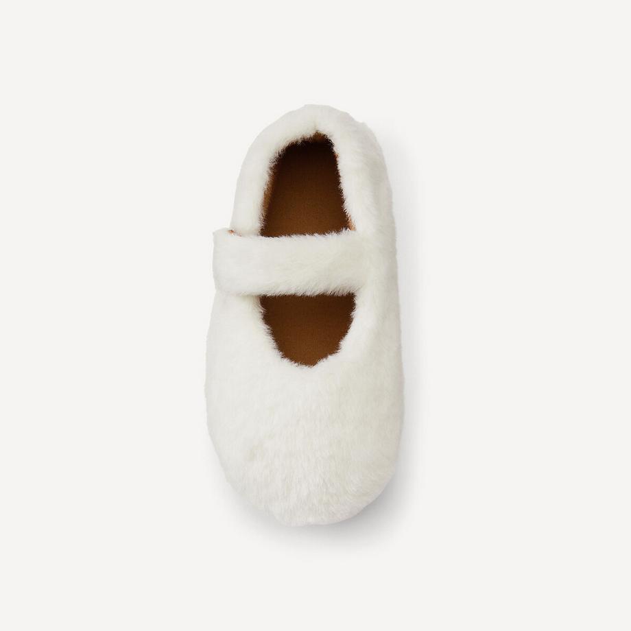 La Redoute Collections  Baby-Hausschuhe aus Sherpa 