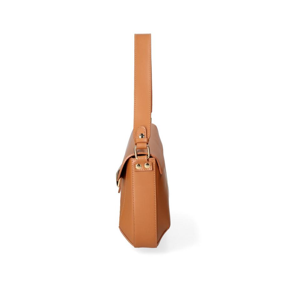 Gave Lux Sac à bandoulière femme à un compartiment en cuir froissé  