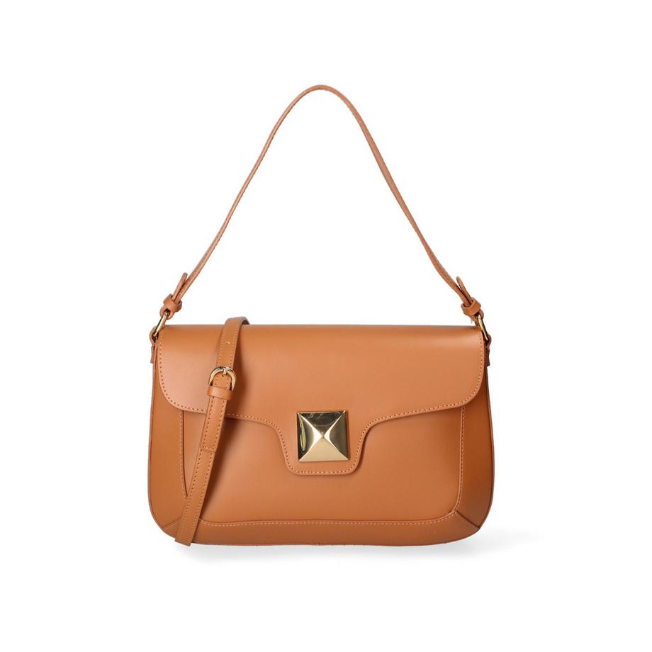 Gave Lux Sac à bandoulière femme à un compartiment en cuir froissé  
