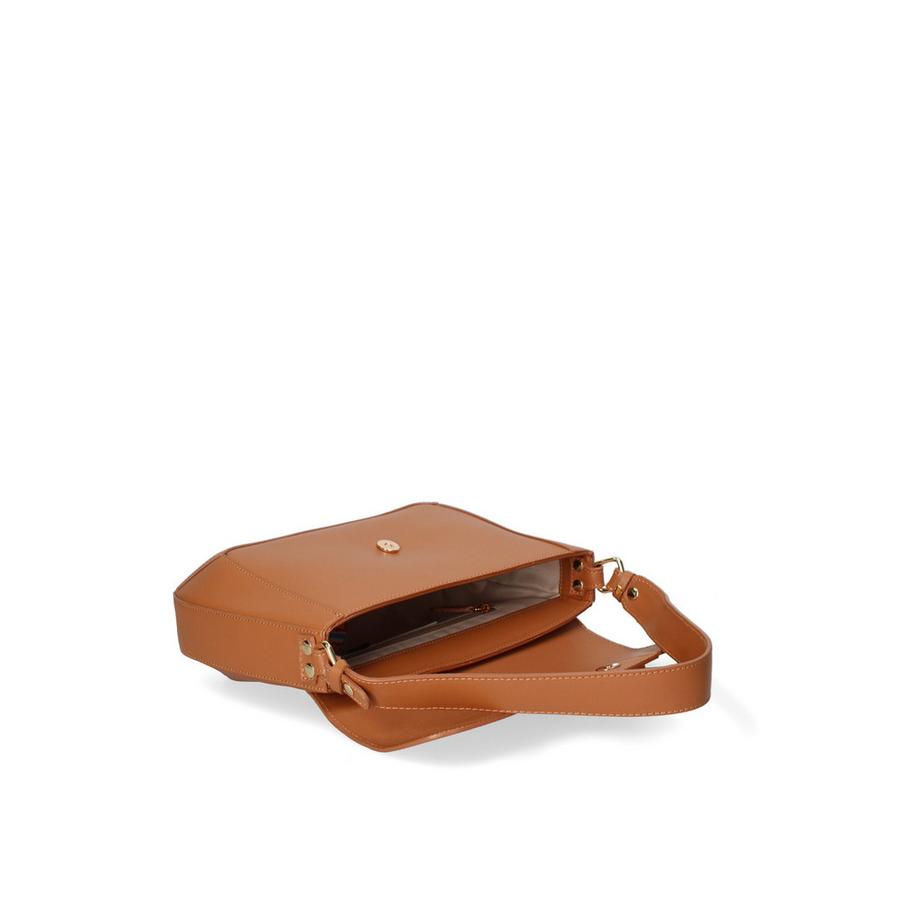 Gave Lux Sac à bandoulière femme à un compartiment en cuir froissé  