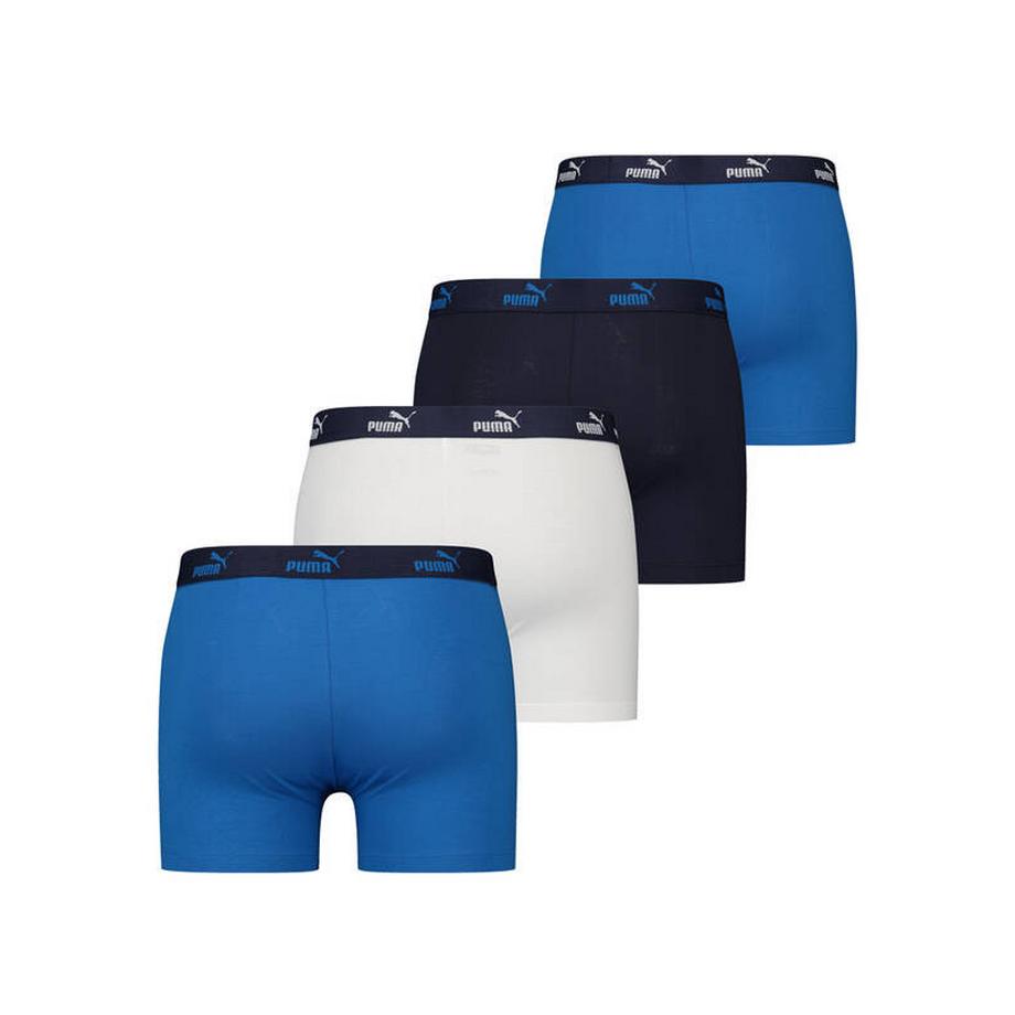 PUMA Boxer Solido Confezione da 4  