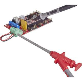 VOLTCRAFT  VOLTCRAFT MS-6 KIT puntali di sicurezza [Spina a banana 4 mm - Sonda] 1.20 m Nero, Rosso 1 KIT 