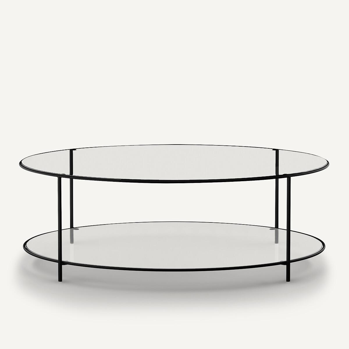 AM.PM Table basse ronde verre trempé  