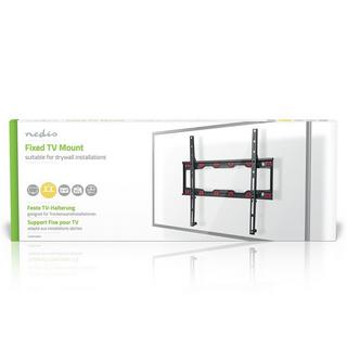 Nedis  Support mural fixe pour TV | 23-55 " | Poids maximal de l'écran supporté : 35 kg | Distance minimale au mur : 28 mm | Acier | Noir 
