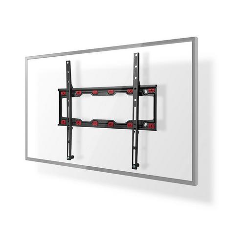 Nedis  Support mural fixe pour TV | 23-55 " | Poids maximal de l'écran supporté : 35 kg | Distance minimale au mur : 28 mm | Acier | Noir 