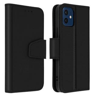 Avizar  Custodia iPhone 12 Mini in pelle nera 