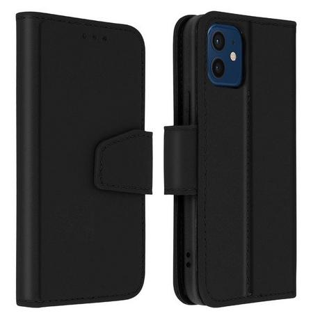 Avizar  Custodia iPhone 12 Mini in pelle nera 