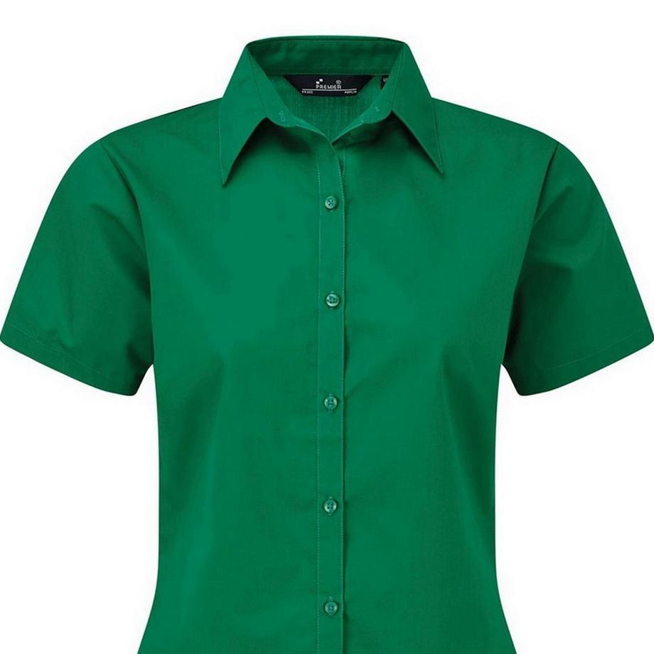 PREMIER Popeline Kurzarm Bluse  