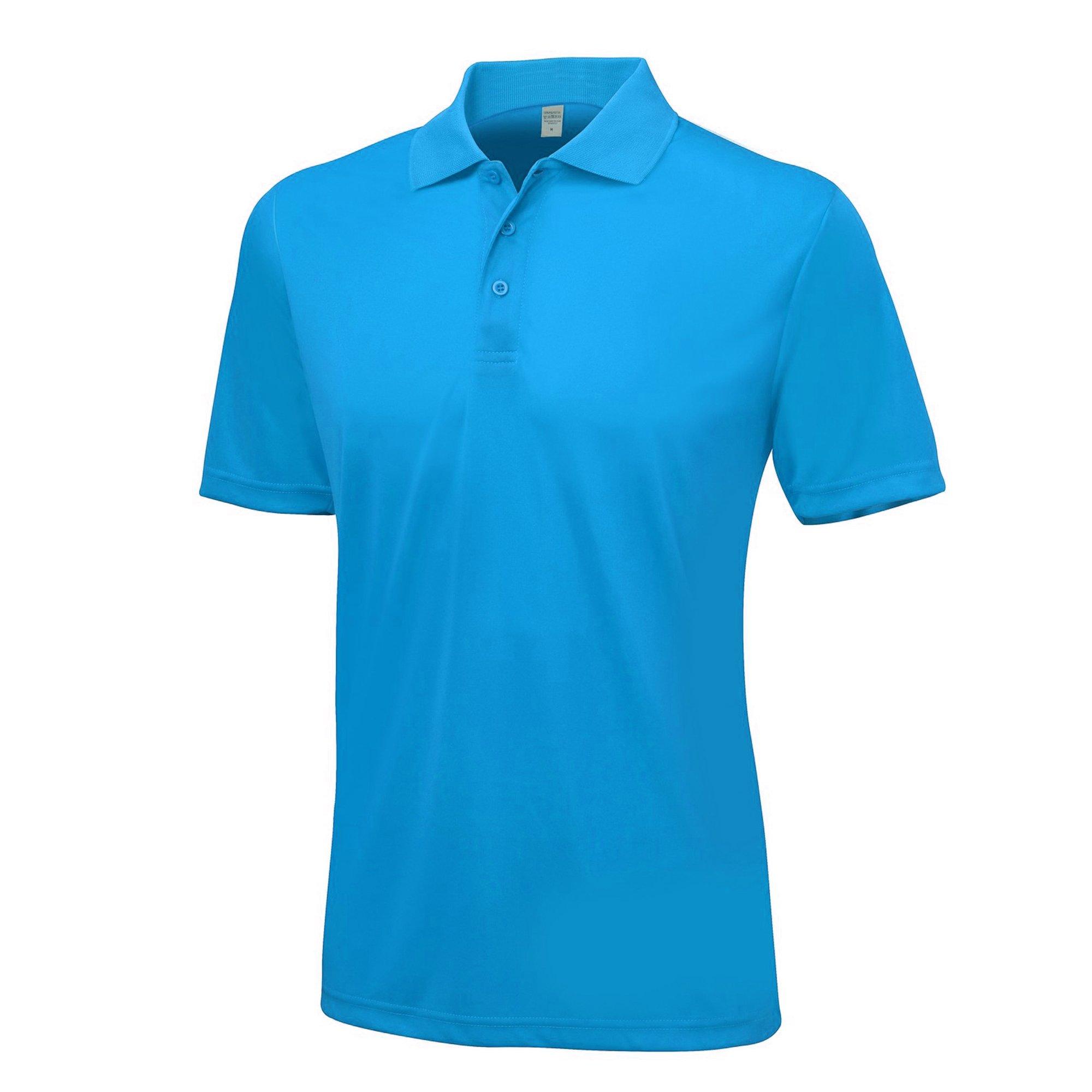 Image of Just Cool Kurzarm Poloshirt Herren Blau XS