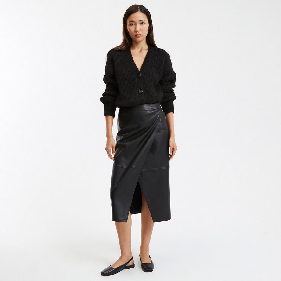 La Redoute Collections Geknöpfte Strickjacke V-Ausschnitt  