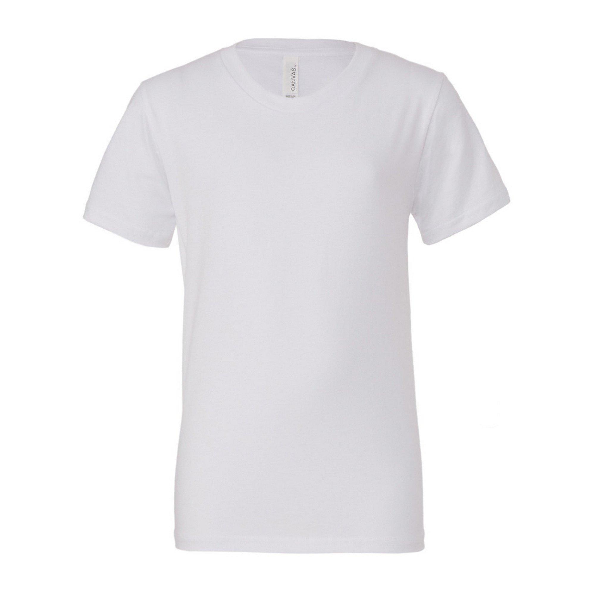 Image of Jersey Kurzarm Tshirt Mädchen Weiss XL