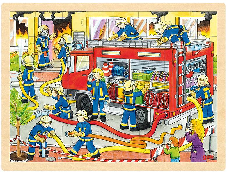 Image of Puzzle Feuerwehreinsatz (48Teile)
