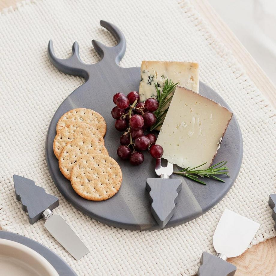 Uberstar Plateau de service cerf gris  