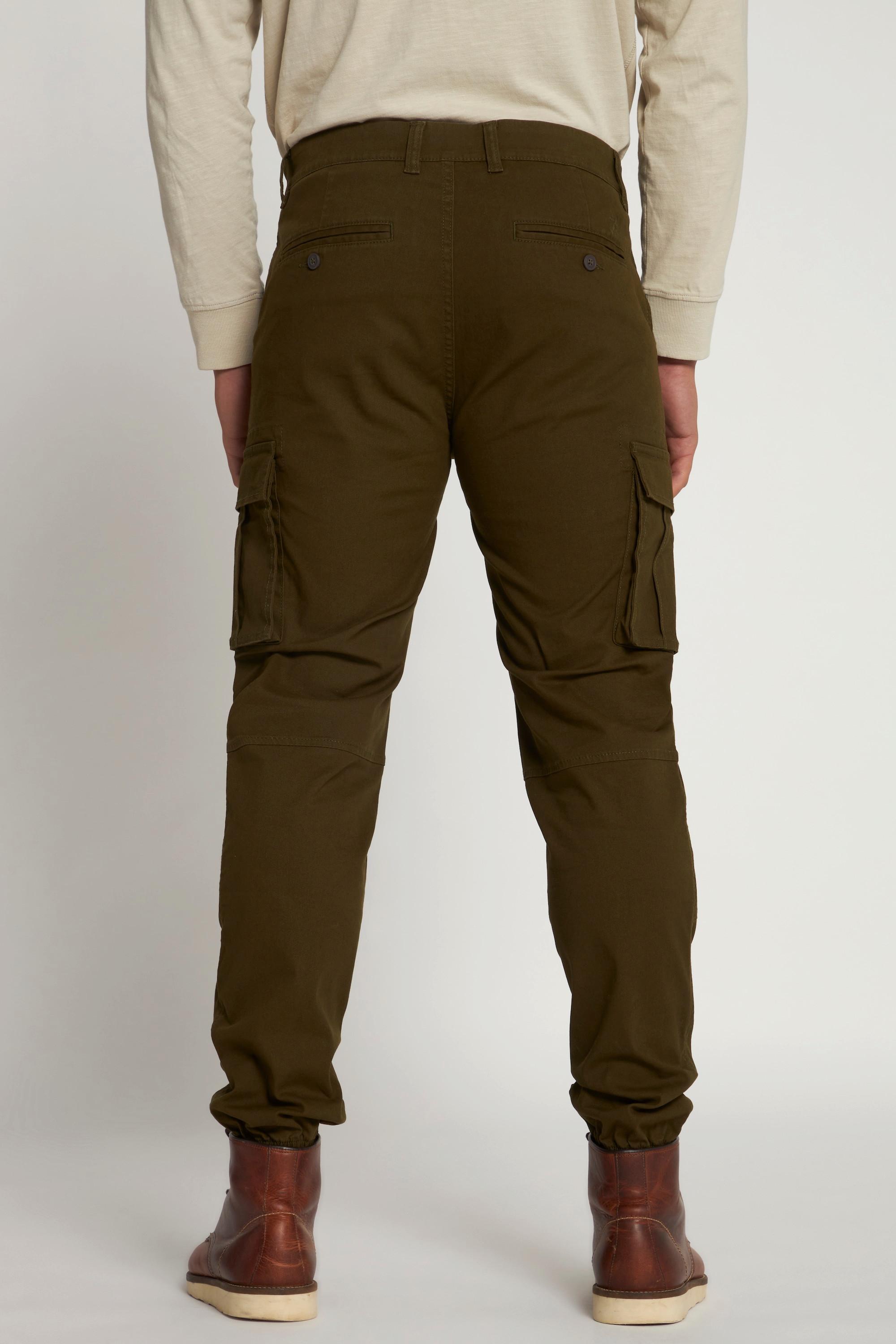 JP1880  Pantaloni cargo con taglio speciale per l'addome e taglio della gamba dritto, disponibili fino alla tg. 70 