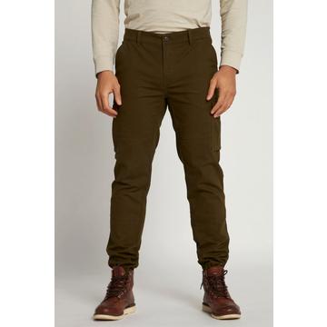 Pantaloni cargo con taglio speciale per l'addome e taglio della gamba dritto, disponibili fino alla tg. 70
