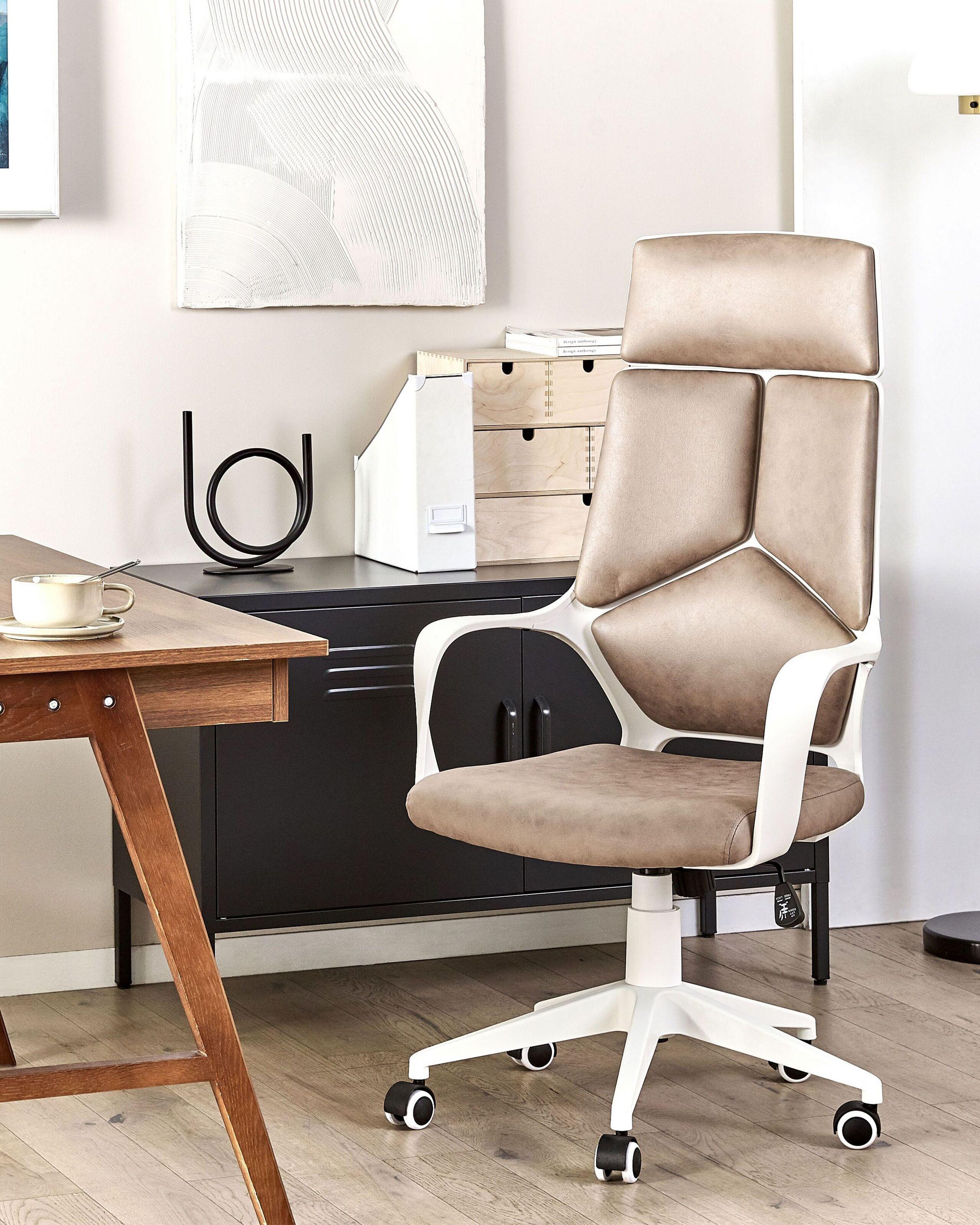 Beliani Chaise de bureau en Polyester Moderne DELIGHT  