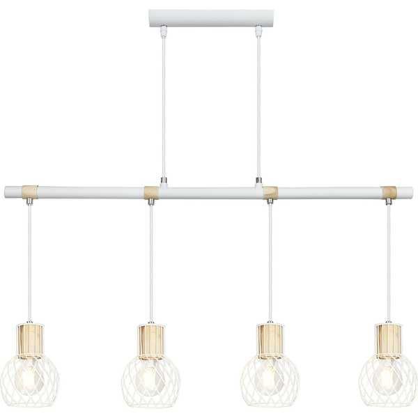 Image of Hängeleuchte Luise Metall weiss 4xE27 Hängeleuchte Luise Metall weiss 4xE27