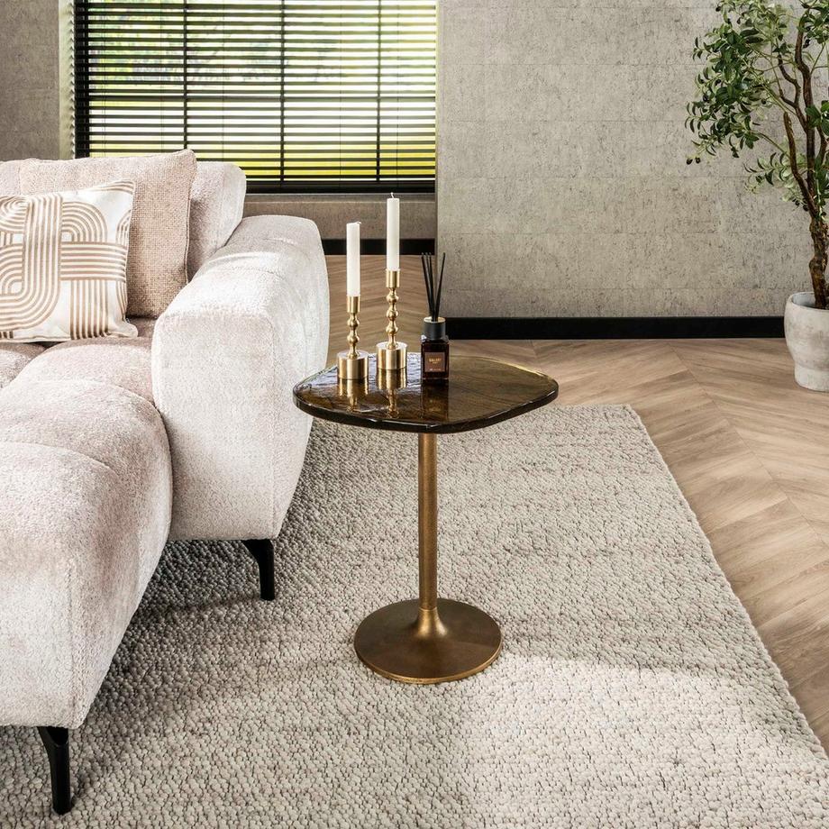 mutoni Tavolino Eclipse oro antico S  